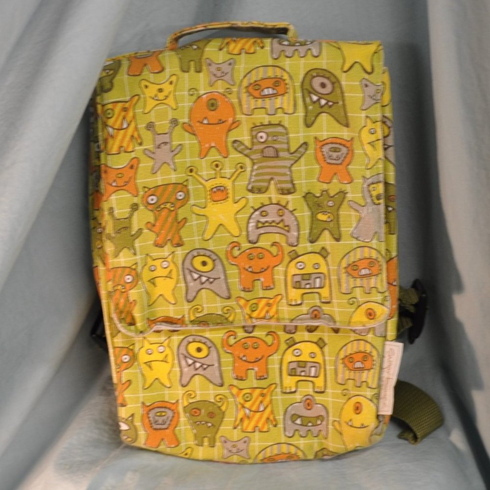 3 for $40 - sugar booger monster backpack bag hungry monsters (14GW)